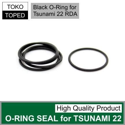 Jual Black O Ring Seal For TSUNAMI 22 RDAx 22mm Karet Silicon Sil