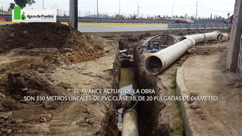 Reubicación de linea de conducción de agua potable Col María