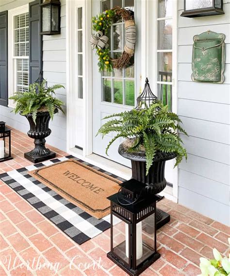 Spring Front Porch Tour And Decorating Ideas Worthing Court