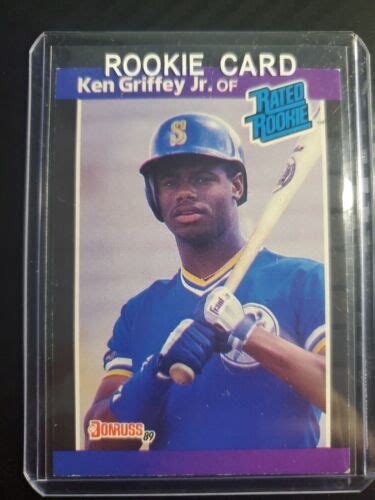 1989 Ken Griffey Jr Seattle Mariners Donruss Rated Rookie Card Rc 33