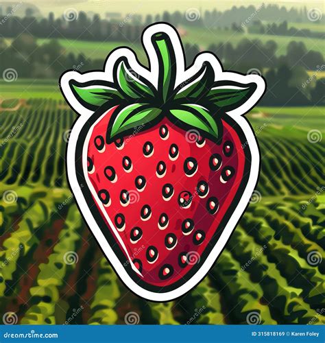 Strawberry Farm Logo Stock Illustration Illustration Of Crop 315818169