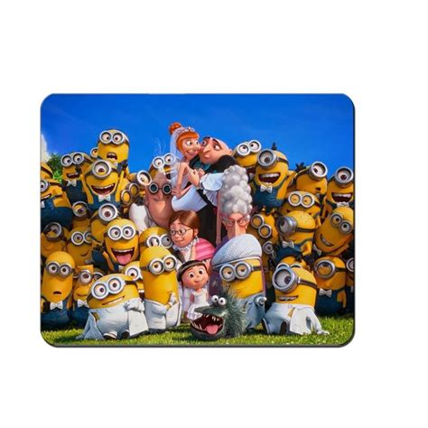 Minions Natural Rubber Washable Computer Game Mouse Pad Baganime