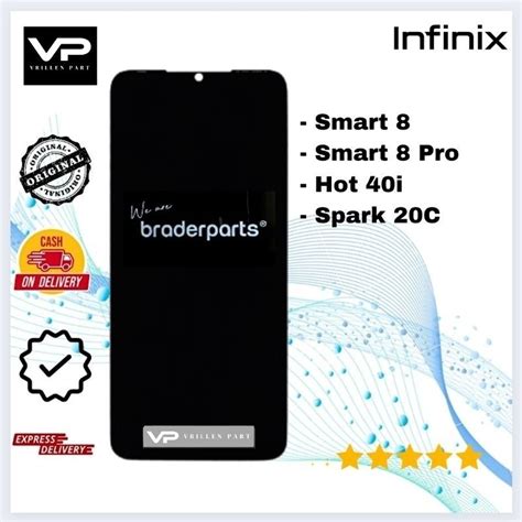 Jual LCD Touchscreen Infinix Smart 8 8 Pro Hot 40i Spark 20C