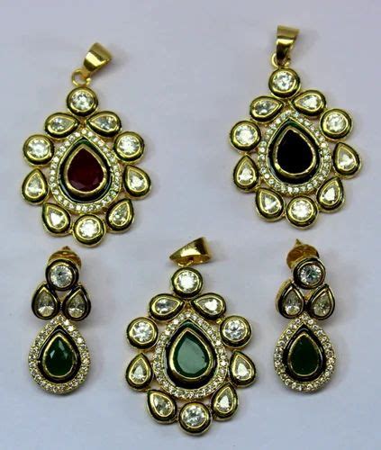 Traditional Meena Pendant Sets At Rs Gram S In