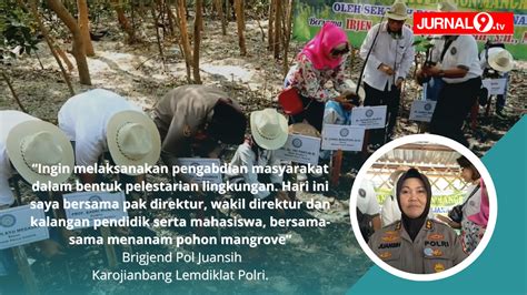 Lestarikan Ekowisata Mangrove Dosen Pascasarjana UNAIR Dan Polwan