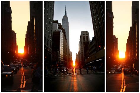 IL GALLETTO CANTERINO Manhattanhenge Il Giochi Del Sole