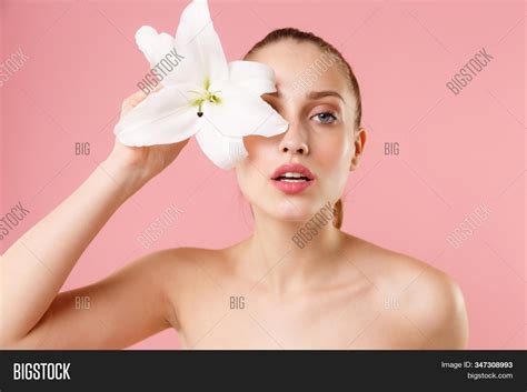 Close Blonde Half Image Photo Free Trial Bigstock