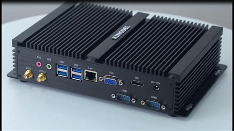 Kingdel Mini Industrial Computer Intel NC3000 I7 8565U CPU Fanless