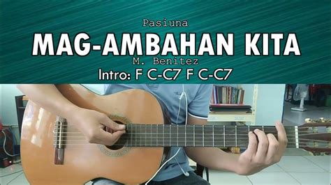 Mag Ambahan Kita M Benitez Guitar Chords Youtube