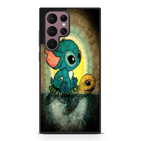 Stitch And Turtle Stained Glass Samsung Galaxy S22 S22 S22 Ultra Case Merchprintz