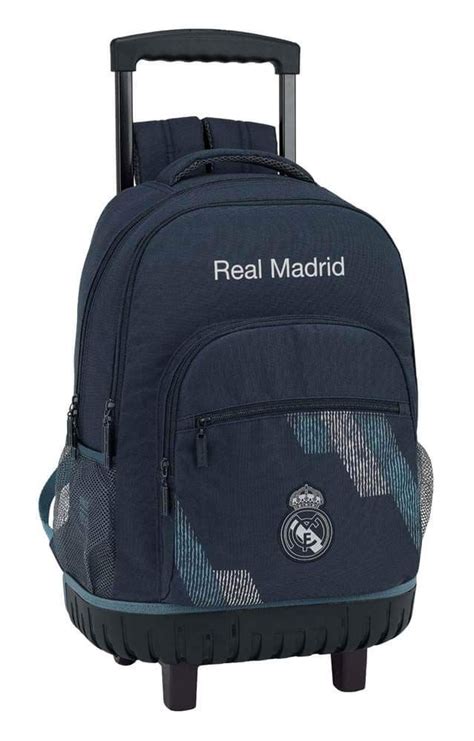 Safta Mochila Grande Ruedas Compact Real Madrid Unica