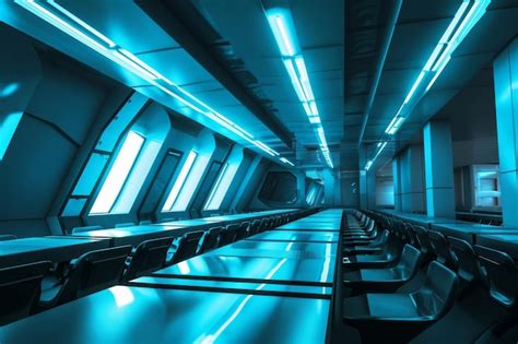 Premium Photo Abstract Futuristic School Classroom Futuristic Classroom In School Of The