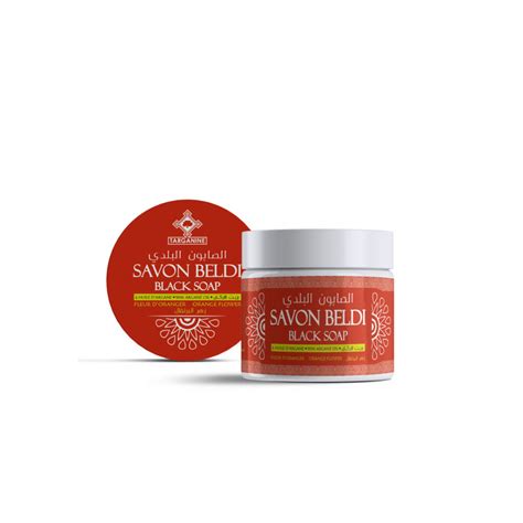 MOROCCAN BELDI SOAP WITH ORANGE BLOSSOM 200G - Targanine SHOP