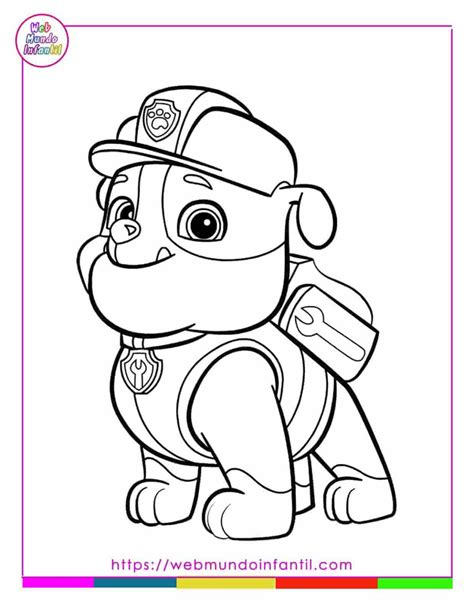 Dibujos De Paw Patrol Para Colorear Imprimir Y Pintar