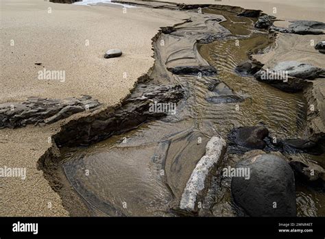 4 Mile Beaches In Santa Cruz California Stock Photo Alamy
