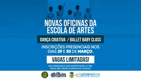 Escola De Artes Abre Inscrições Para Oficinas De Dança Criativa E