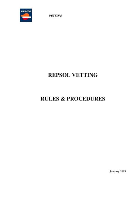 PDF REPSOL VETTING RULES PROCEDURES Intertanko PDF