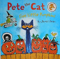 Collectible Cat Book, Pete The Cat, Five Little Pumpkins