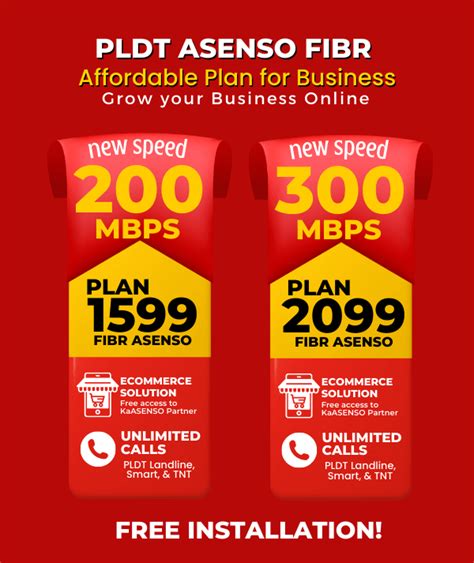 Pldt Asenso Fibr Plans Grow Your Business Online