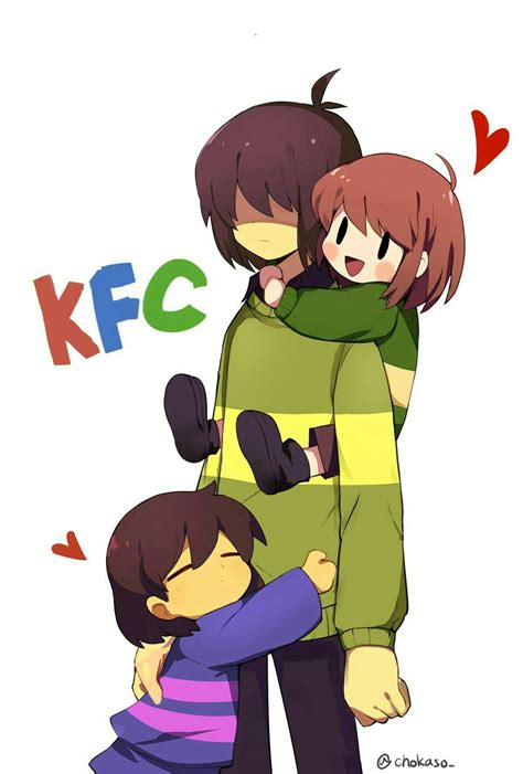 Kfc Kris X Frisk X Chara Eskiz Disney Albümü Oyunlar