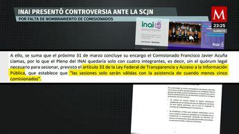 INAI Impugna En La Corte Veto De AMLO Por Comisionados Grupo Milenio