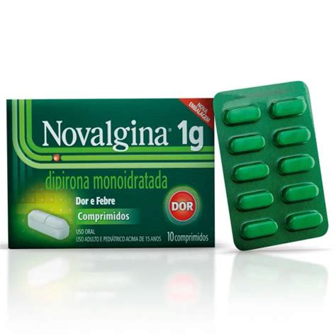 NOVALGINA 1 GRAMA 10 COMPRIMIDOS