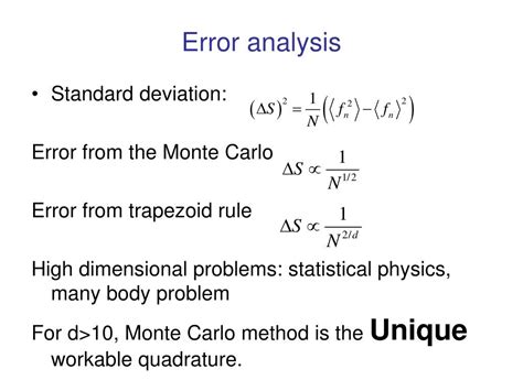 Ppt The Monte Carlo Method Powerpoint Presentation Free Download