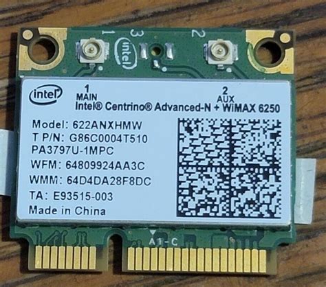 New OEM Dell MW04C Intel Centrino Advanced N WiMAX 6250 622ANXHMW Agn