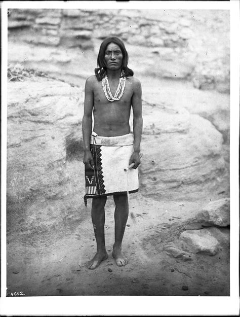 Hopi Priest In Traditional Clothing Walpi Arizona Ca1898 Native