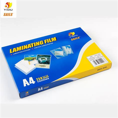 China A4 Size Laminating Pouches Manufacturers Suppliers Factory Good