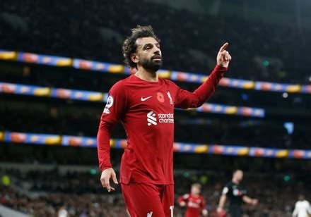 Mohamed Salah Celebrates Scoring His Nd Editorial Stock Photo Stock