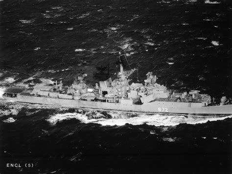 An Aerial Starboard View Of The Soviet Kresta Ii Class Guided Missile