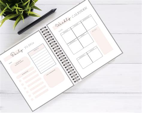 Self Care Planner Gratitude Journal Habit Tracker Mood Tracker