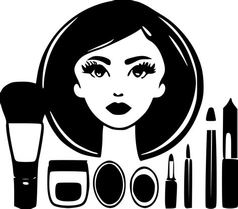 Makeup Minimalist And Simple Silhouette Vector Illustration 24144125 Vector Art At Vecteezy