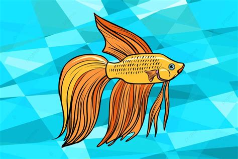 Fish Fin Vector Design Images, Cockerel Aquarium Fish Animal Fin ...