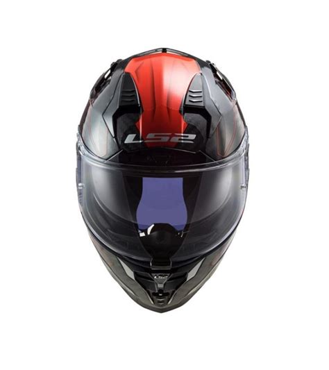 Buy Ls Ff Challenger Ct Fold Red Gloss Helmet Online At Best Price