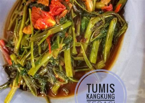 Resep 883 Tumis Kangkung Terasi Oleh Riris 😘 Cookpad