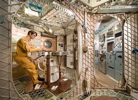 Inside Skylab Orbital Workshop