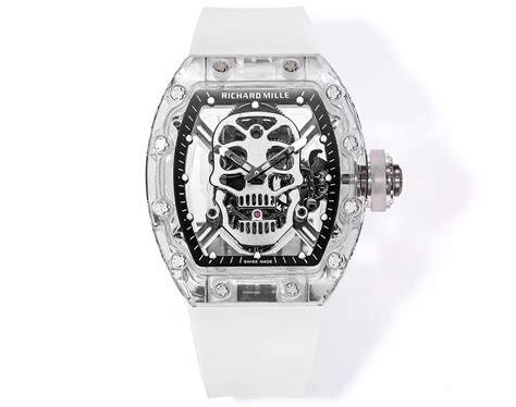 Ng H Ch T C Richard Mille Rm Tuorbillon Skull Sapphire Replica