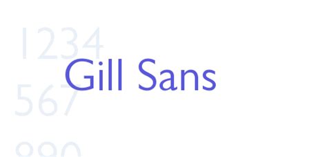 Gill Sans - Font Free [ Download Now ]