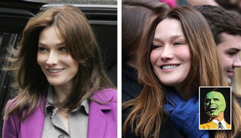 Carla Bruni Prepadla Botoxu Men Sa Na Desiv Masku Fotografia