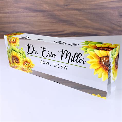 Artblox Office Desk Name Plate Personalized Custom Name Plates For