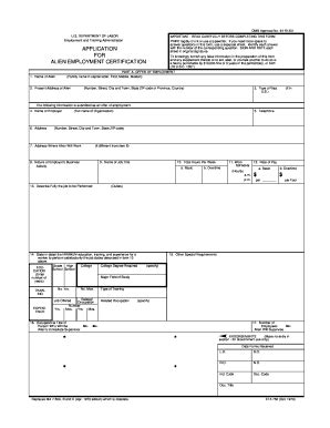 Fillable Online Doleta ETA 750 Doleta Fax Email Print PdfFiller