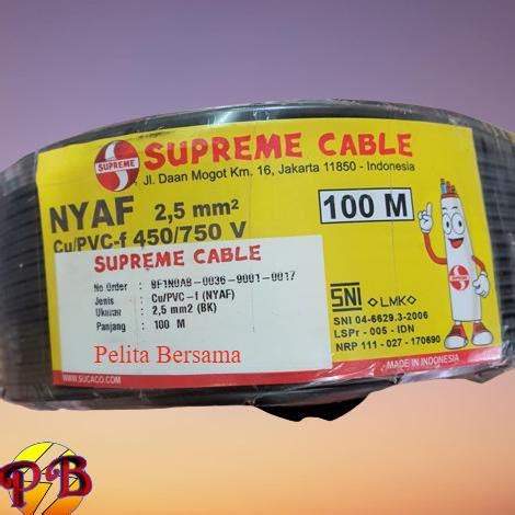 Jual Kabel Nyaf Mm Merk Supreme Shopee Indonesia