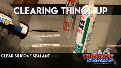 Clear Silicone Sealant YouTube