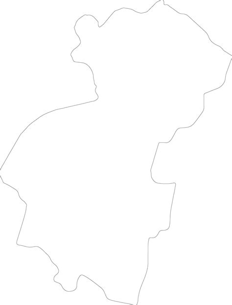 Santa Ana El Salvador Outline Map Vector Art At Vecteezy