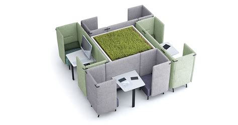 Alcove Sof Y Office Pod Con Mesa Peninsula Leyform