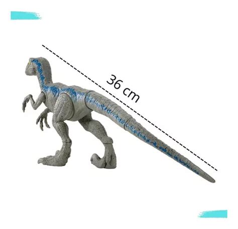 Dinossauro Blue Velociraptor Jurassic World Original Mattel R Em