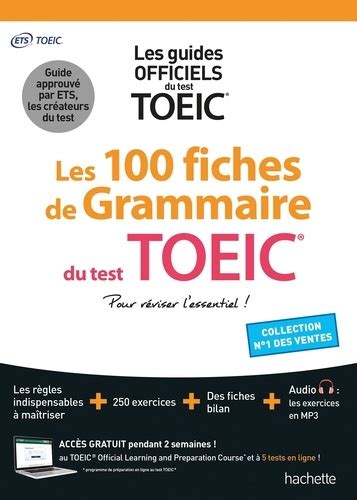 Les Fiches De Grammaire Du Test Toeic Pour R Viser L Essentiel