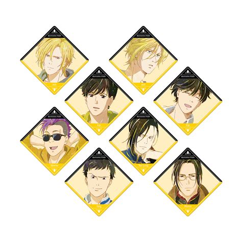 Banana Fish Banana Fish トレーディング Ani Art 第3弾 アクリルコースター 全8種単品 ノイタミナ